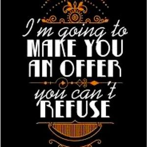 I need to purge, make me an offer.